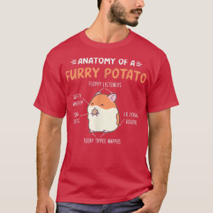 T-shirt Anatomy Of A Furry Potato Guinée Pig Lover Venin