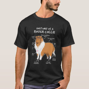 T-shirt Anatomy Of A Rough Collie Funny Dog