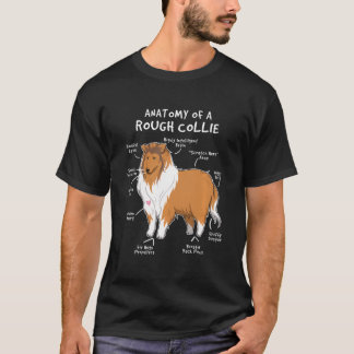 T-shirt Anatomy Of A Rough Collie Funny Dog