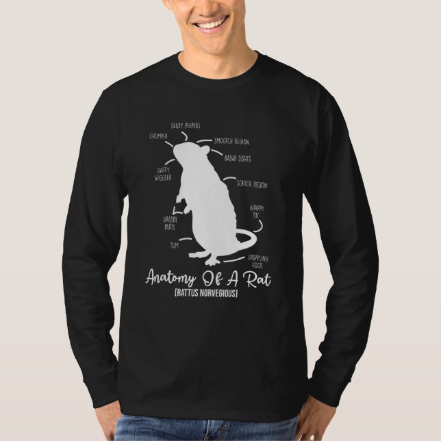 T-shirt Anatomy Of Rat For Any Rat Lovers and Pet Rat Owne (Devant)