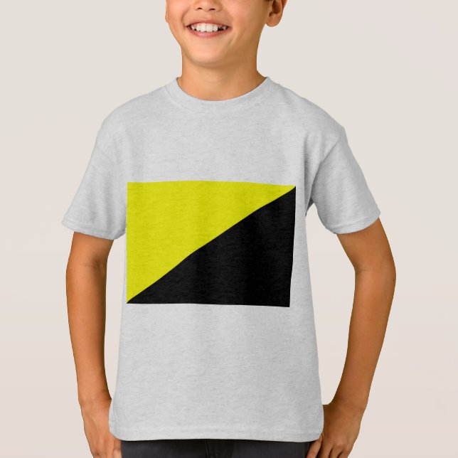 T-shirt Ancap, drapeau politique de la Colombie (Devant)