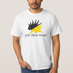 T-shirt Ancap flag Porcupine logo Gadsden drapeau parodie 