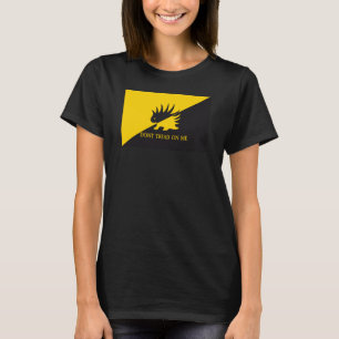 T-shirt Ancap flag Porcupine logo Gadsden drapeau parodie 