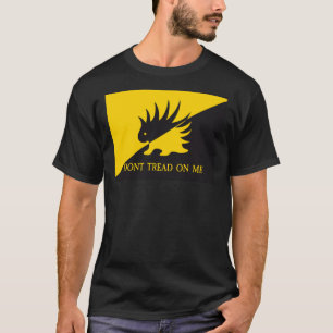 T-shirt Ancap porcupine Gadsden flag parody Don&x27;t trea