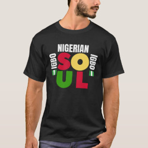 T-shirt Ancêtre de l'âme nigériane Igbo ADN d'initiation