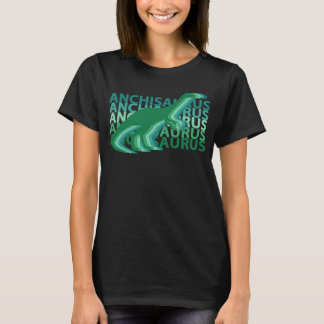T-shirt Anchisaurus Dinosaures Vintage répétition