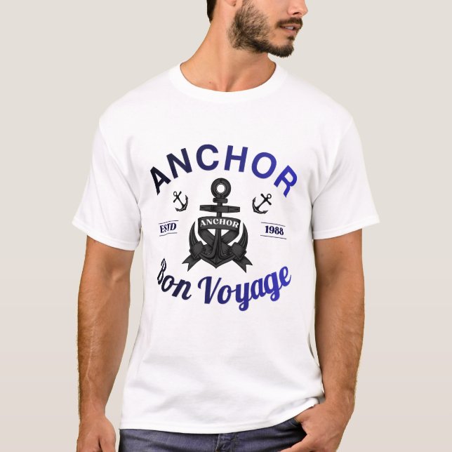 T-Shirt Anchor Bon Voyage (Devant)