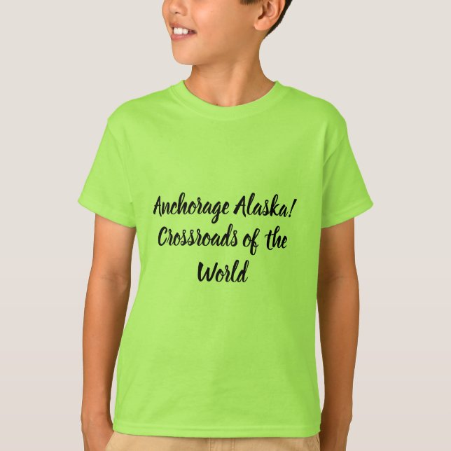 T-shirt Anchorage Alaska Crossroads (Devant)
