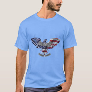 T-shirt Ancien Aigle Américain "Fier D'Avoir Servi"