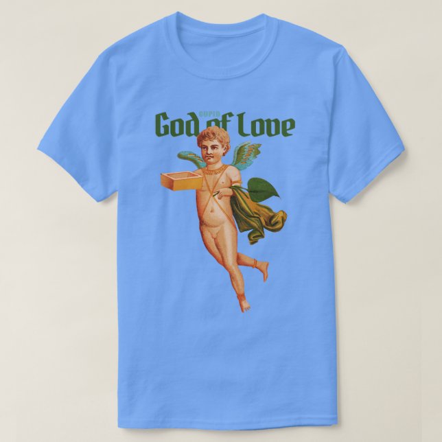 T-shirt Ancien Ange Cupidé Dieu d'Amour (Design devant)