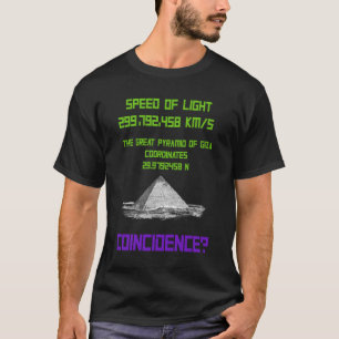 T-shirt Ancien astronaute Alien Théoriste pyramide OVNI