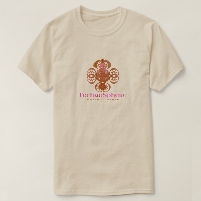 T-shirt Ancien Avenir Artefact/ v005 orange (Design devant)