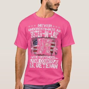 T-shirt Ancien combattant des États-Unis SoeurInLaw Ancien