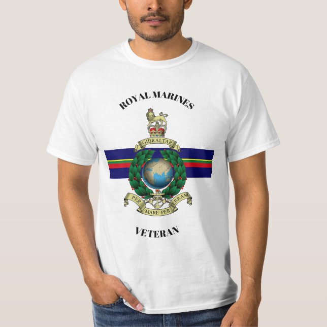 T-shirt Ancien combattant des Royal Marines (Devant)