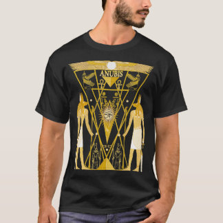 T-shirt Ancien Dieu égyptien Anubis Kemetic Neter Anpu 428