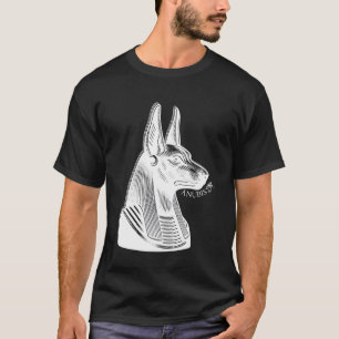 T-shirt Ancien Dieu Égyptien Anubis Oeil De Horus Kemet Eg