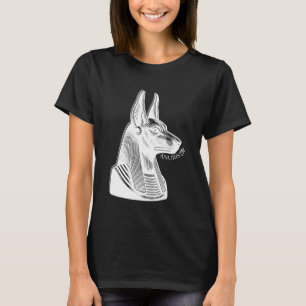T-shirt Ancien Dieu Égyptien Anubis Oeil De Horus Kemet Eg