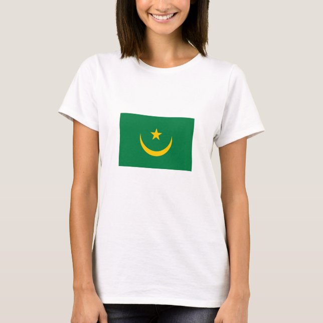 T-shirt Ancien drapeau de la Mauritanie (Devant)