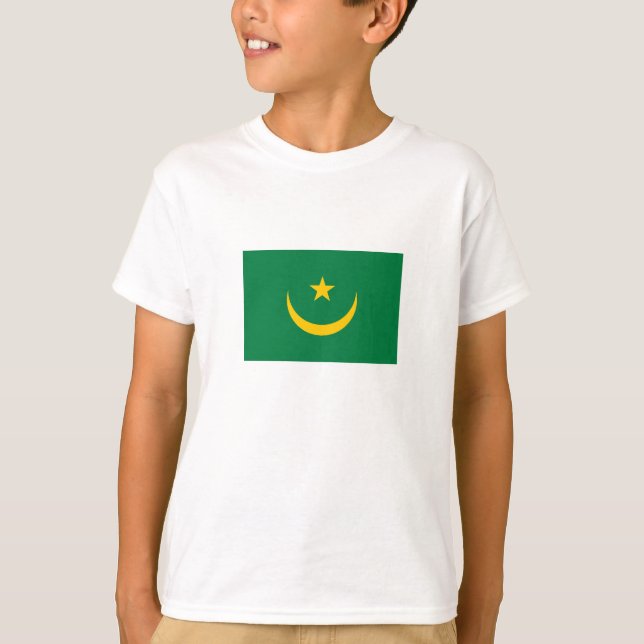 T-shirt Ancien drapeau de Mauritanie (Devant)