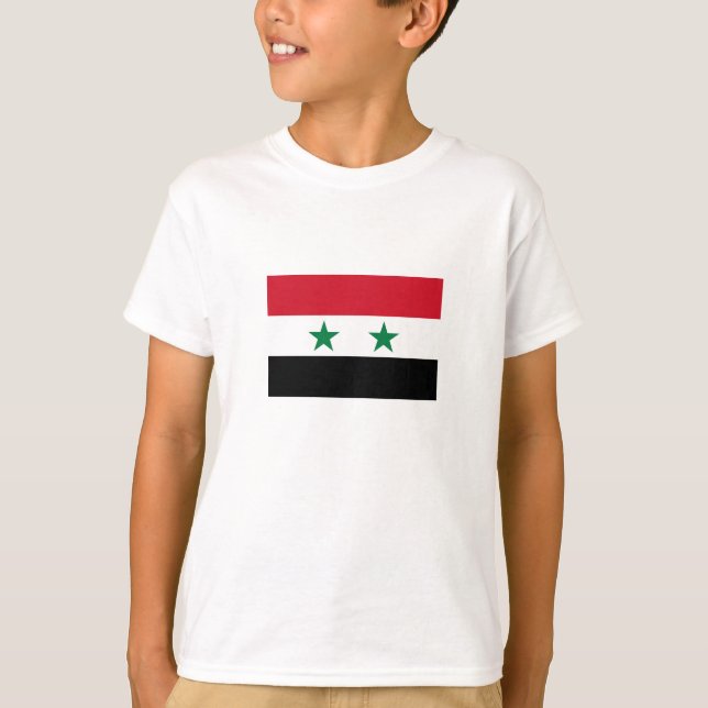 T-shirt Ancien drapeau de Syrie (Devant)