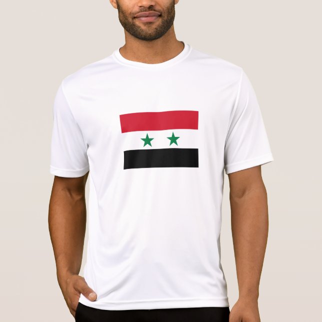 T-shirt Ancien drapeau de Syrie (Devant)
