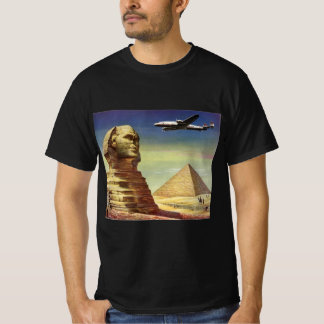 T-shirt Ancien Grand Sphinx de Gizeh, Pyramides d'Égypte