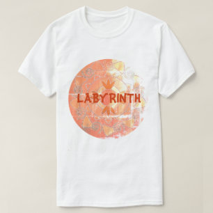 T-shirt Ancien Labyrint personnalisable texte ronde mandal