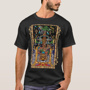 T-shirt Ancien roi maya Pakal Aztec Dieu civilisation Mon