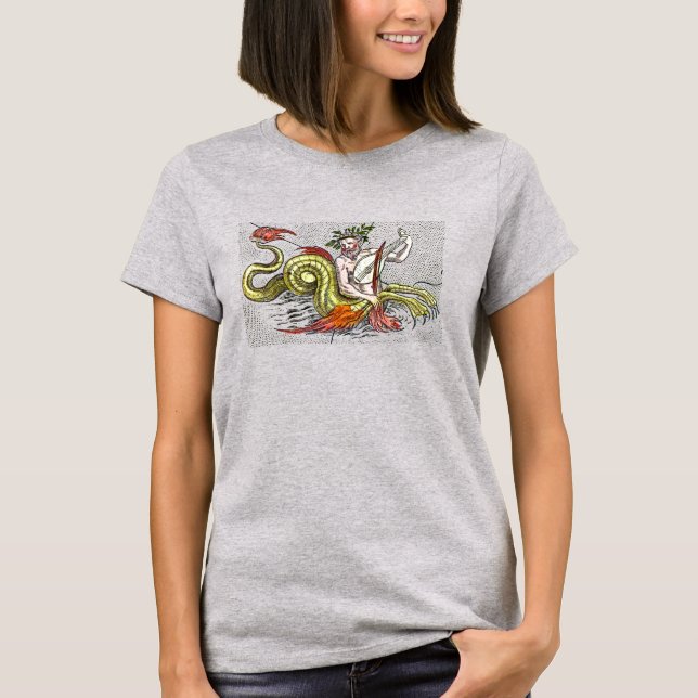 T-shirt Ancien Serpent De Mer (Devant)