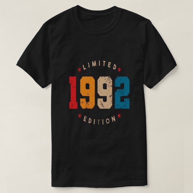 T-shirt ancien style des années 80, 90 (Design devant)