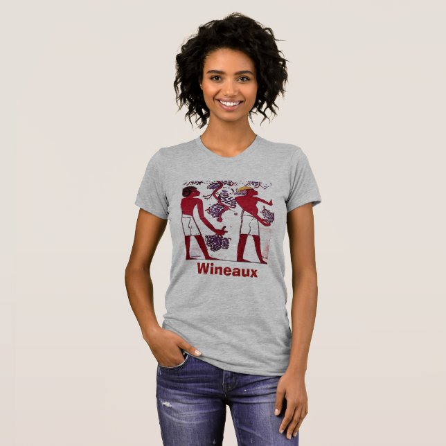 T-shirt Ancien vignoble, Wineaux, modifier le texte T-shir (Devant entier)