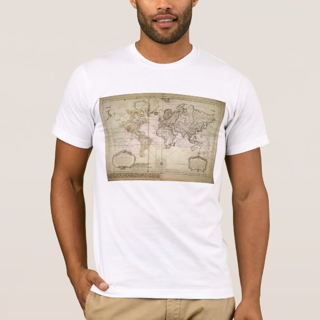 T-shirt Ancienne carte de Fuzzy Express® #5 (Devant)