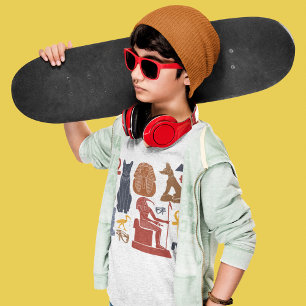 T-shirt Ancienne Egypte Collage de graphismes égyptiens