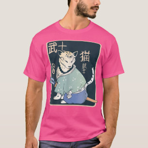 T-shirt Ancienne œuvre d'art féline japonaise Classique c
