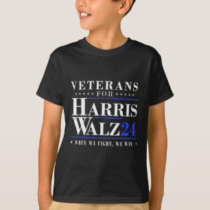 T-shirt Anciens Combattants De Kamala Harris Tim Wheimer W