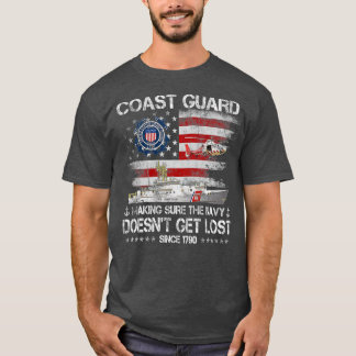 T-shirt Anciens combattants de la Garde côtière USCG Ameri