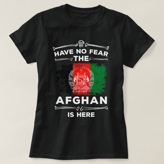T-shirt Anciens combattants de l'armée de terre afghane (Design devant)