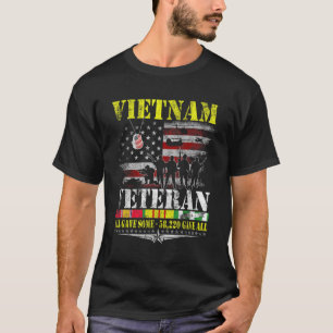 T-shirt Anciens combattants du Vietnam Vintage Drapeau