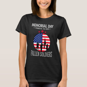 T-shirt Anciens Combattants Jour commémoratif Soldats tomb