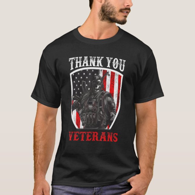 T-shirt Anciens Combattants Merci (Devant)