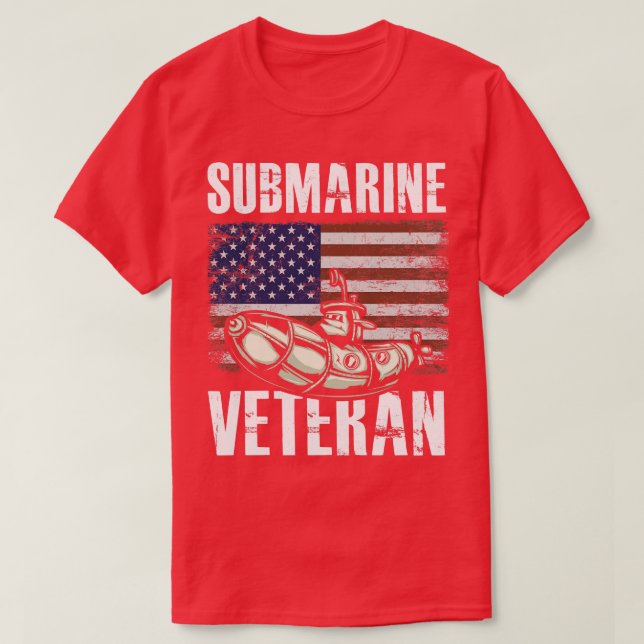 T-shirt Anciens combattants sous-marins (Design devant)