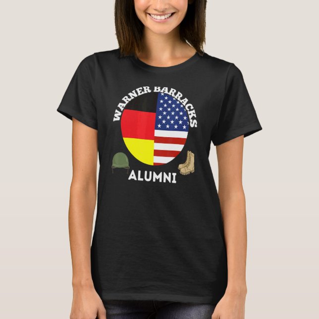 T-shirt Anciens de Warner Barracks (Devant)