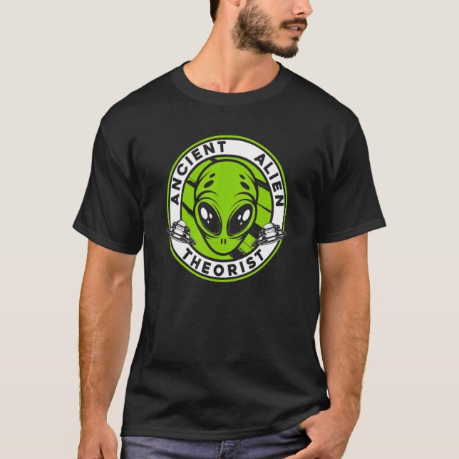 T-shirt Ancient Alien Theorist Ufo Conspiracy Alien (Devant)
