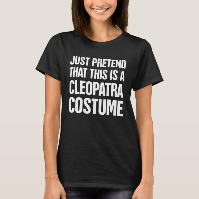 T-shirt Ancient Egypt & Ancient Greece  Cleopatra Costume (Devant)