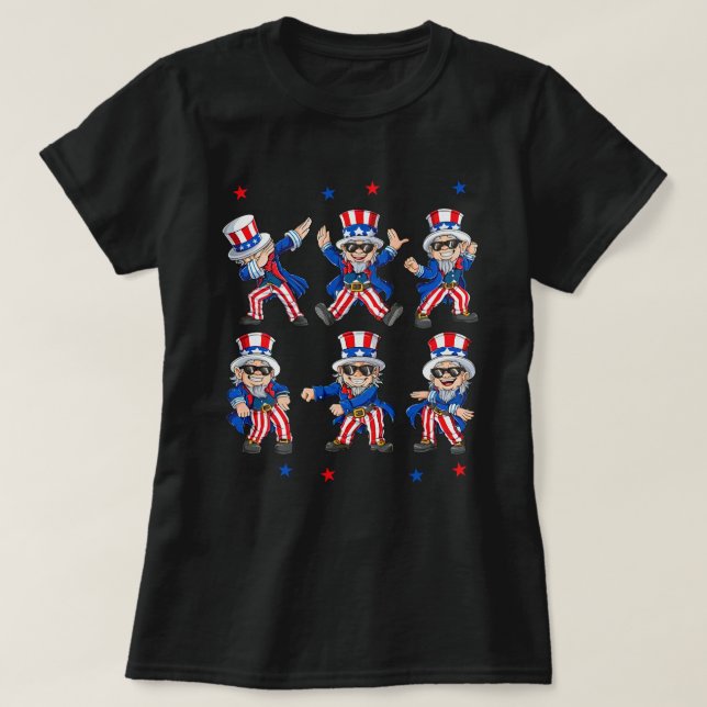T-shirt Ancle Sam Usa Shirt (Design devant)