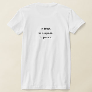 T-shirt ANCRÉ – Chemise d'affirmation de guérison minimali