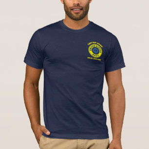 T-shirt Ancre de la marine bleue bateau capitaine nautique