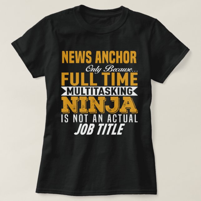 T-shirt Ancre des nouvelles (Design devant)