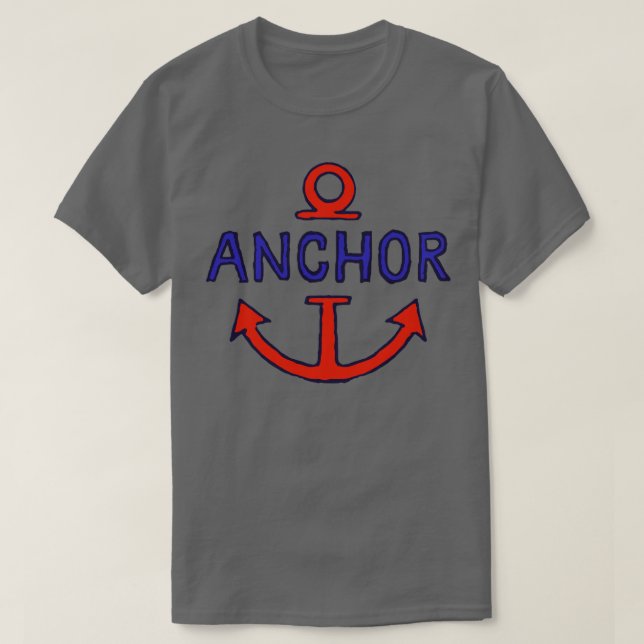 T-shirt Ancre d'une pièce (Design devant)