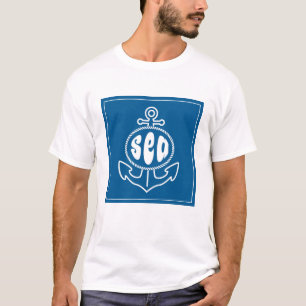 T-shirt Ancre et la mer